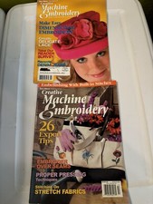 Two Creative Machine Embroidery Magazines Fall 2001 and Sept/Oct 2003