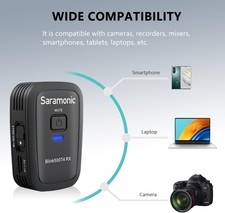 Saramonic 4-channel Wireless Lavalier Set Of 4~interview Mic~ Compatible W/ Many