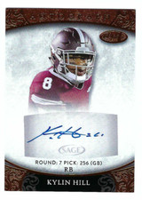 KYLIN HILL 2021 SAGE ASPIRE FOOTBALL ROOKIE AUTO - BRONZE PARALLEL