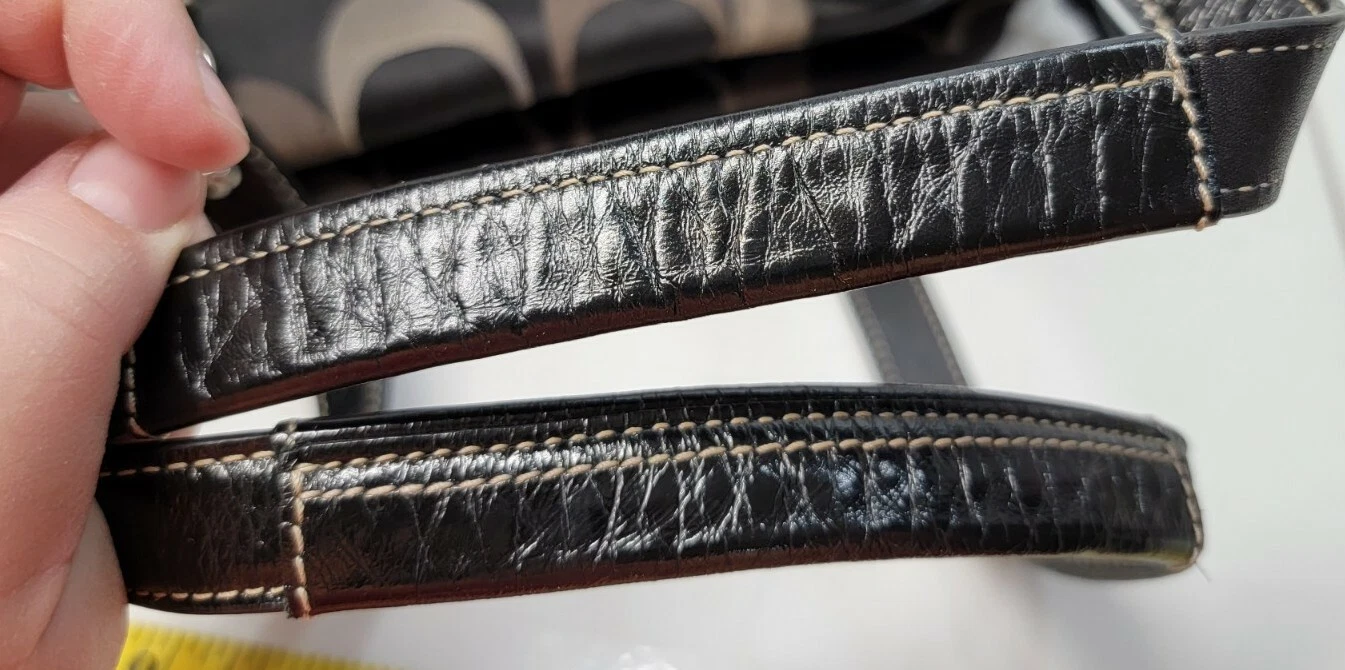 BORSA A TRACOLLA COACH ADDISON SIGNATURE NYLON NERO BORSA PANNOLINI DA VIAGGIO F18376