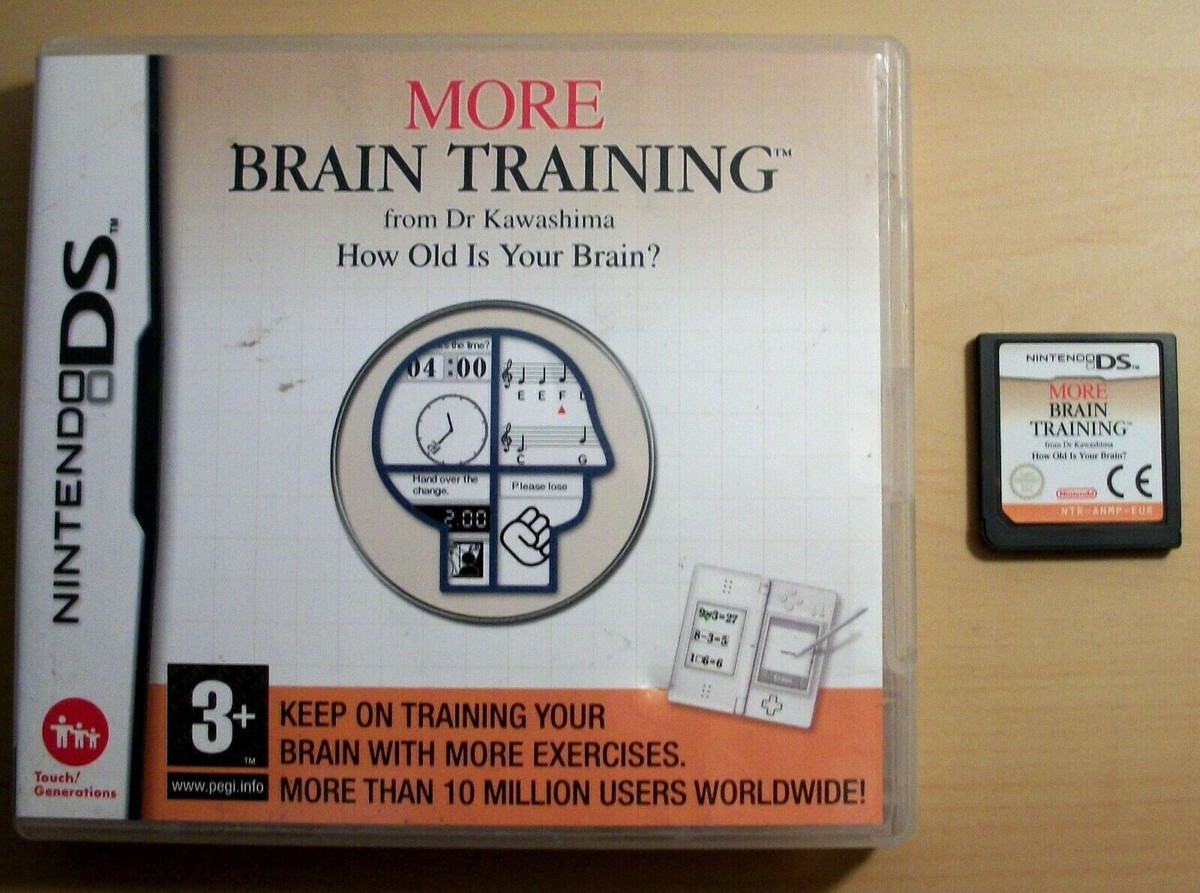 NINTENDO DS Dr KAWASHIMA'S MORE BRAIN TRAINING HOW OLD IS YOUR