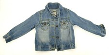 Osh Kosh B'Gosh Blue Denim Jean Jacket Girls Size 5T Classic Light Wash