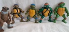 Vintage TMNT Action Figure Lot 5 Hard Head Playmates Teenage 1988