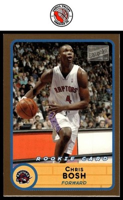 2003-04 Bazooka #228 Gold Rookie Chris Bosh Home Jersey GET EVERY 4TH FREE