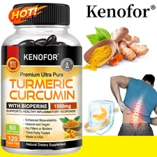 Curcumin Capsules - Promotes joint and heart health - Maintains physical health 