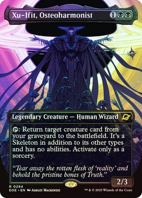 MTG FOIL Xu-Ifit, Osteoharmonist Borderless - Edge of Eternities #294