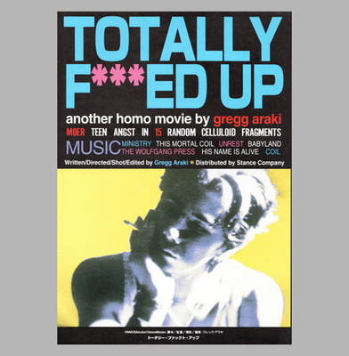 Totally F***ed Up 1993 Flyer B5 Mini Poster Chirashi Gregg Araki