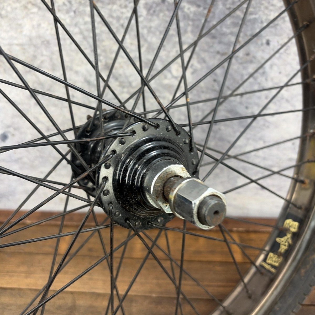 Primo Hula Hoop 20in BMX Rear Wheel 14mm Freewheel Rim Brake V