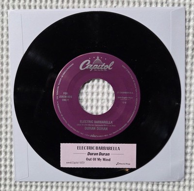 DURAN DURAN Electric Barbarella Orig '97 CAPITOL Jukebox Rock 45 w/Title Strip