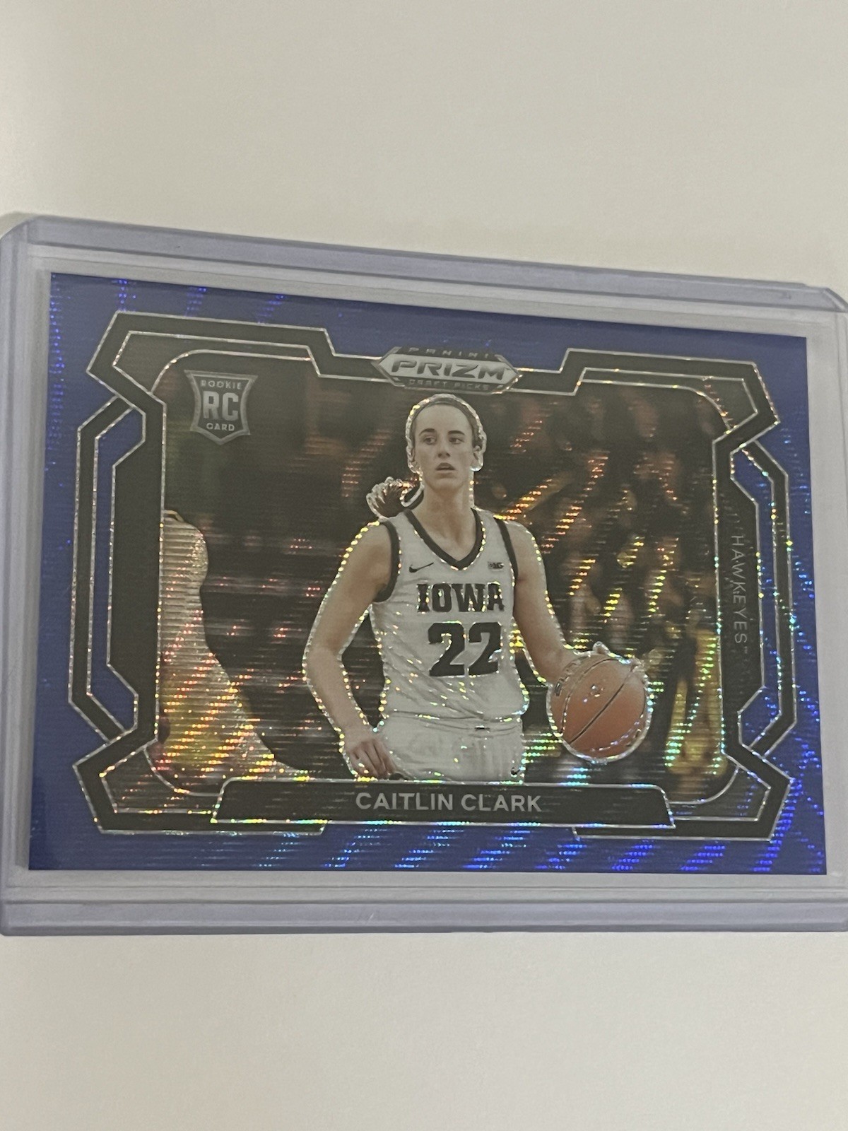 2024 Panini Prizm Draft Picks - Caitlin Clark #57 Blue Wave Prizm /249 (RC)