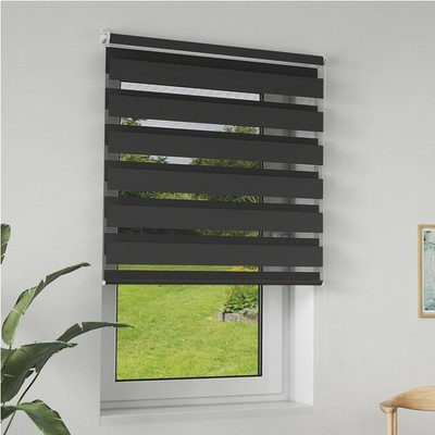 Klemmfix Rolloblieblinden Doppelrollo Fenster Tür Verdunkelung UV-Schutz