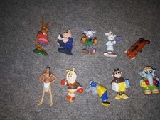 10 Fremdfiguren-(Balsen--Affe-Eskimo--u.s.w.) Figuren--Serie.....ca.ab 1995