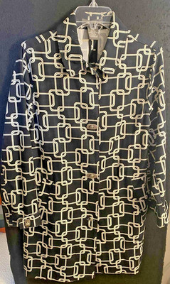 George Me Size Medium (8-10) Lightweight Long Jacket With Toggle Buttons