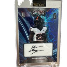 2023 Wild Card -American Metallix Kitan Oladapo Green Bay Auto 4/15 blue laser  