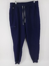 FIGS Scrubs Technical Collection Jogger Pants Navy Blue Cargo Women's 2XL Tall