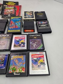 Lot of 21 Good Atari Intellivision Misc Game Cartridges Untested As Is Lot 7
