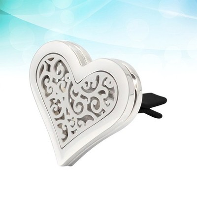  Auto Air Vent Parfüm Diffusor Clip ausgehöhlte Herzform Parfüm Aromatherapie