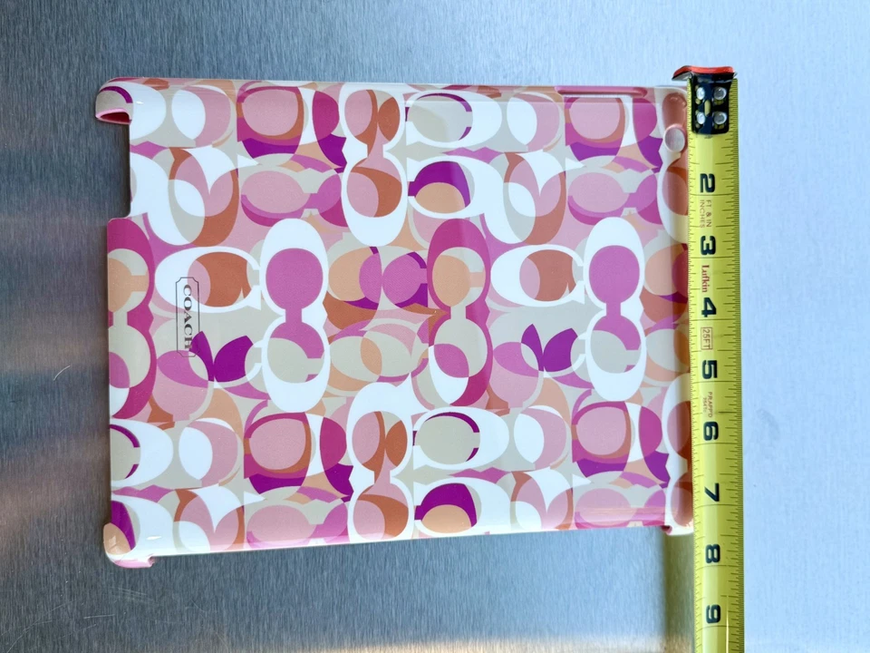 COACH Molded iPAD Case 2 3 or 4 - Multi-color Pink Orange Cream White - Image 3 of 4
