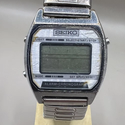 Seiko A904-5199 Vintage Digital Alarm Chronograph Light  Parts Not Running