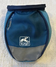 Kurgo Dog Go Stuff-It Treat Bag Train Reflective Pouch Belt Clip Carabiner Blue