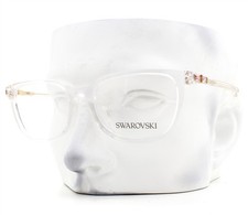 Swarovski Eyeglasses SK 2003F 1027 Glasses Crystal Clear Gold Logo 52mm No Case
