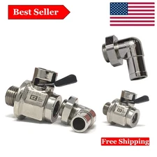 EZ-10614mm-1.5 Oil Drain Valve with Removable L-Shape Hose End