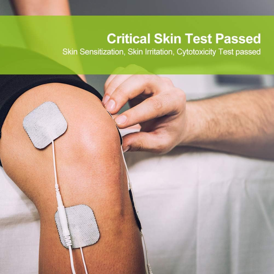 TENS Unit Pads Electrode Patches 20 Pcs, Upgraded Self-Stick, 2"X2 ...