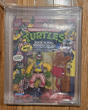 1992 Playmates TMNT  Rock 'N Roll Mondo Gecko AFA 85 HIGHEST GRADED  POP 1