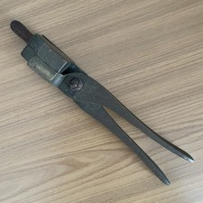 Vintage Dual Cavity Brass Bullet Mould - Musket - Black Powder - 3 Ring & Round