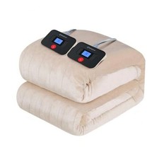 Westinghouse Electric Blanket Queen Size, Super Cozy Soft Queen 84*90" Beige