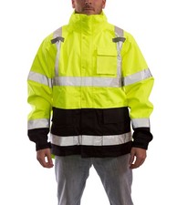 Tingley J24122.MD.01 Icon Hi-Viz Waterproof Jacket, ANSI 107 Class III, Lime