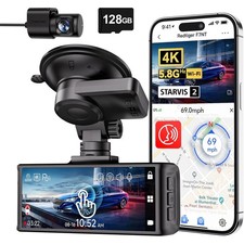 Redtiger F7N Touch 4K Dashcam vorne & hinten 128GB SD-Karte 5.8 GHz WiFi & GPS