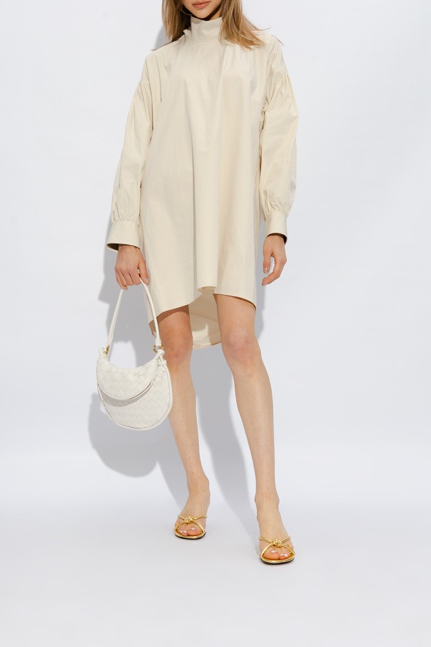 Bottega Veneta - Women - ‘Blink’ heeled mules - Gold thumbnail 3