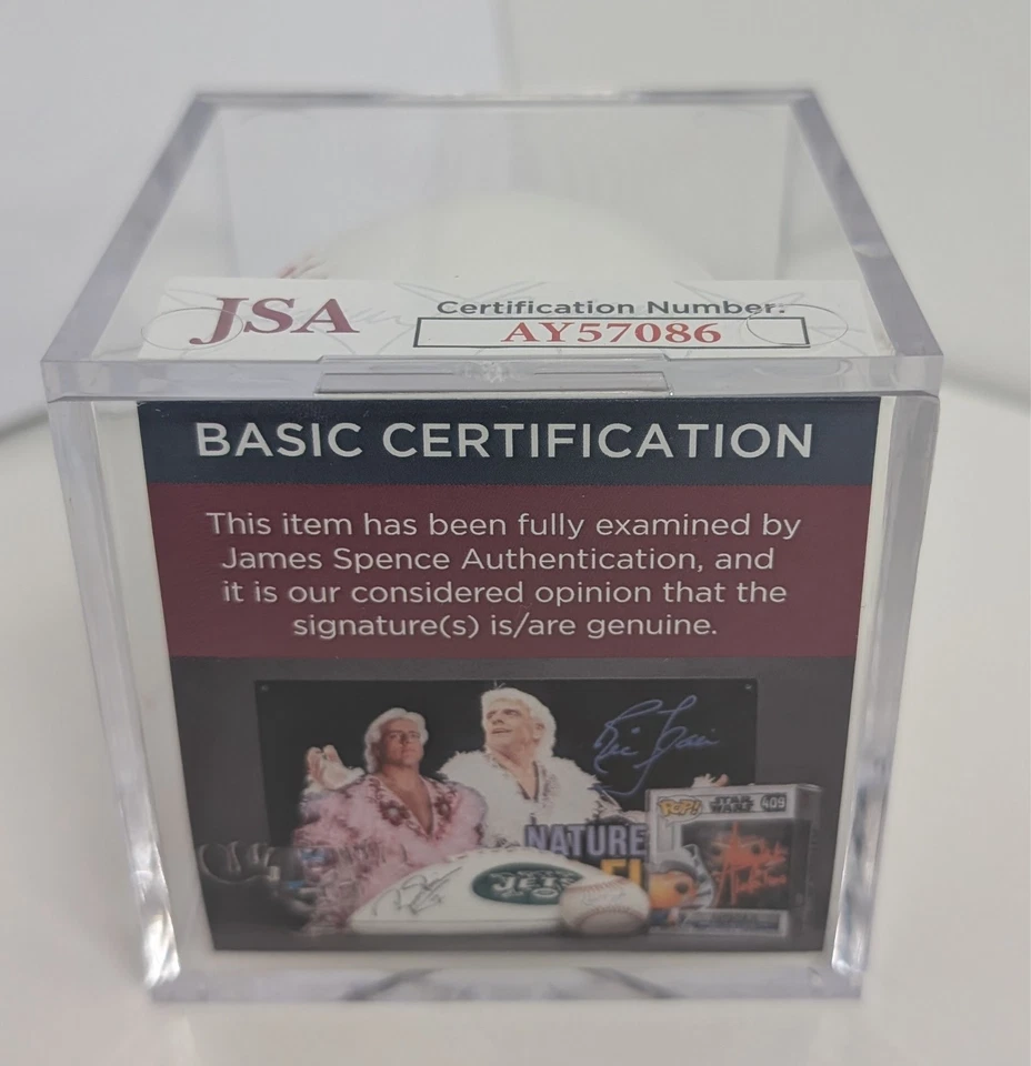Cal Ripken Jr Signed Baseball JSA Certified Autograph With Acrylic Case - Image 2 of 3