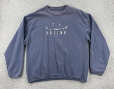 Vintage Champs Men  s Size XL Faded Blue Crew Neck Sweatshirt UCLA Bruins Y2K EUC