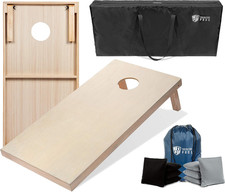 Cornhole Boards - 4'X2' 3'X2' Cornhole Game W/Carrying Case Set of 8 Corn Ho
