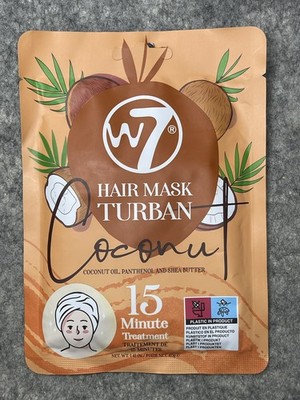 W7 Haarmaske Turban Coconut 40g Clipstrip