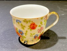 Floral Porcelain Miniature Tea Cup By Merit Made In Occupied Japan