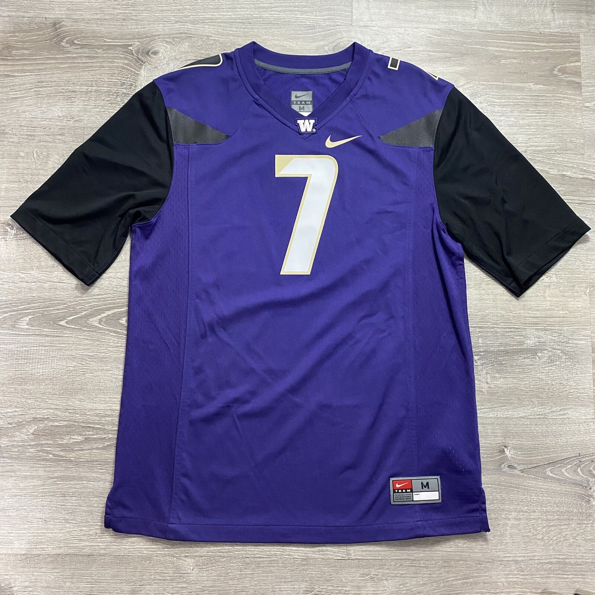 Washington Huskies #7 Nike Football Team Jersey Size Medium UW Pac