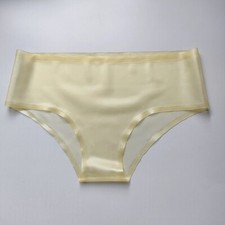 Transparent Latex Rubber Womens Briefs Shorts Underwear Clubwear BDSM Fetish