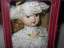 Porcelain RARE Heritage Signature Collection Victoria Doll 16" Never Out Of Box