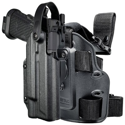 Level II QR Duty Drop Leg Holster fits Springfield Prodigy 5'' w/ SureFire X300