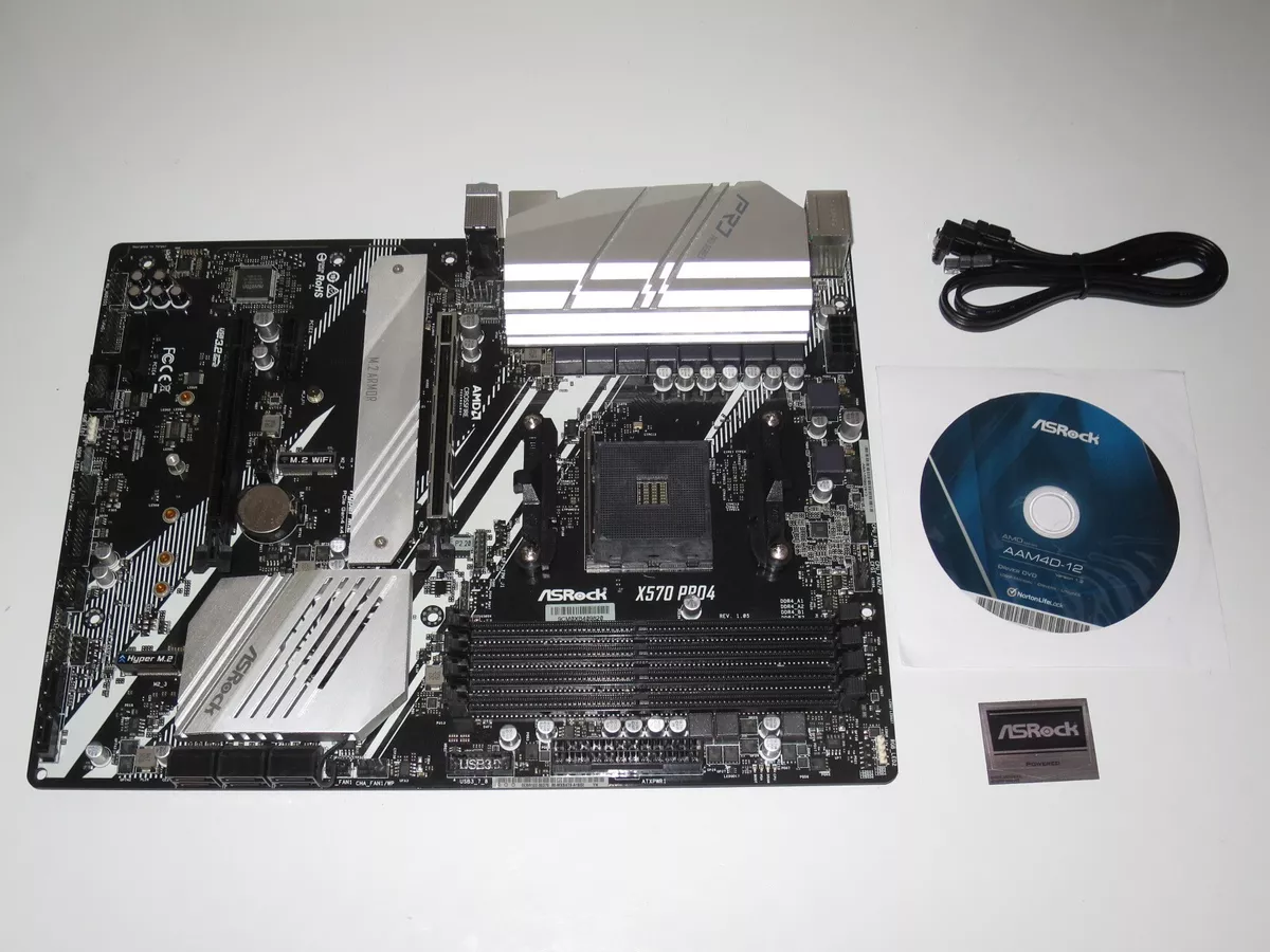 ASRock X570 PRO4 AM4 AMD X570 SATA 6Gb/s HDMI USB 3.2 ATX AMD Motherboard