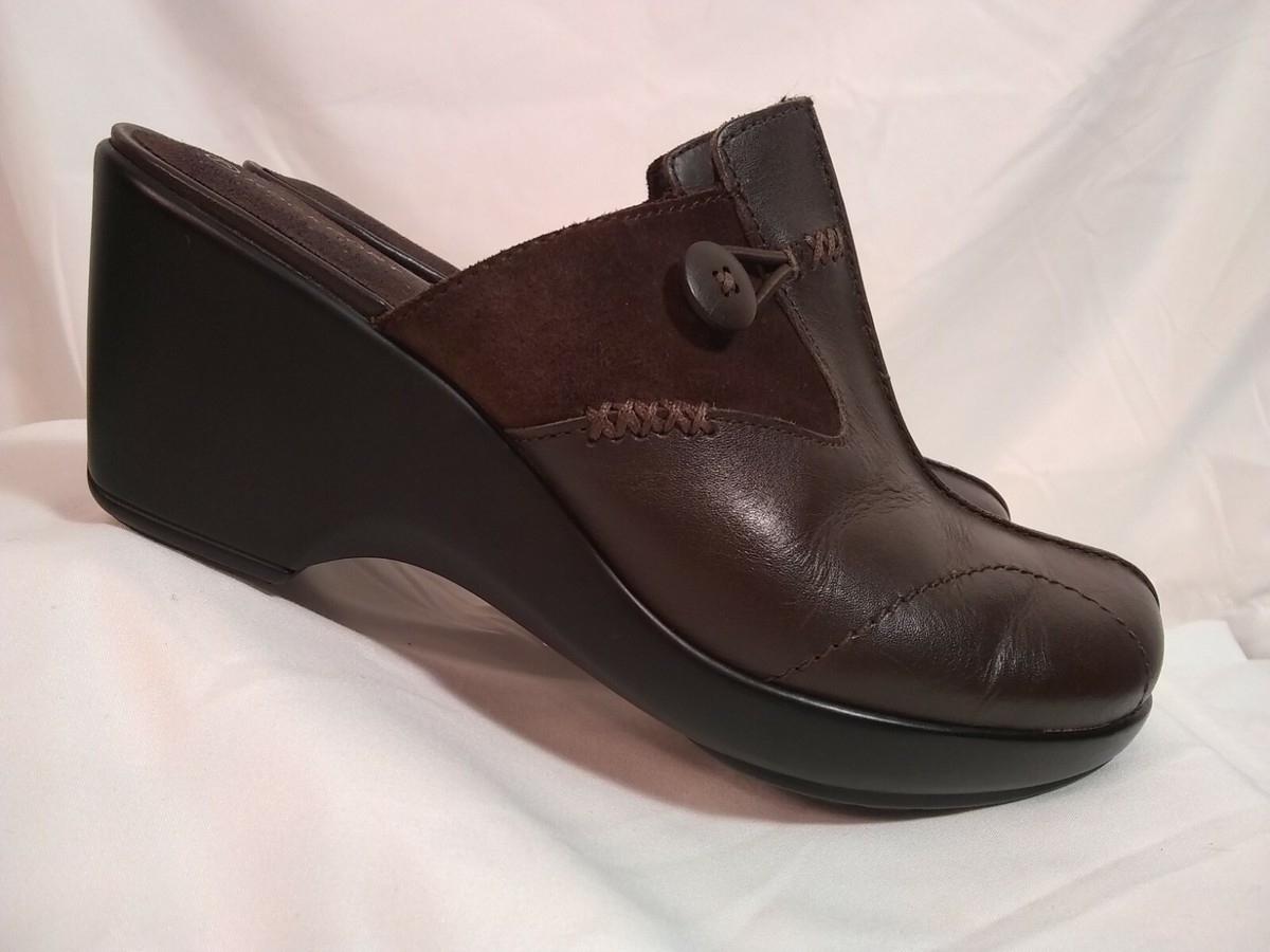 Rockport Adiprene - by adidas, 10, Dark Brown Suede Clog‎ w/ Buckle Women main image 3