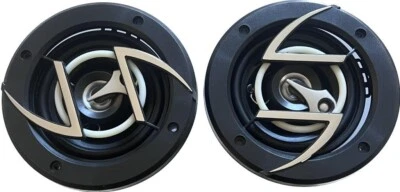 2 Stück Einbaulautsprecher AUNA 10CM 3-WEGE 200W Auto KFZ Car Tür Lautsprecher