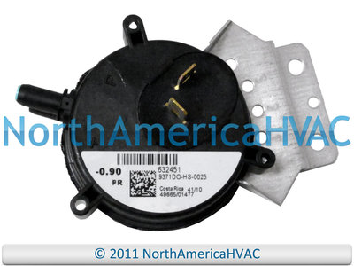 OEM Intertherm Nordyne Miller Luftdruck Schalter Ersetzt 632451 90