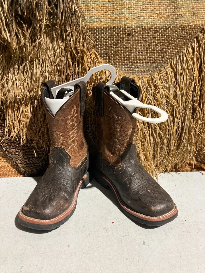 BOTAS VAQUERAS OCCIDENTALES DAN POST DPC-2945 NIÑOS MULTICOLOR CUERO MARRÓN 11D Foto 4 de 4