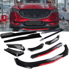 For Mazda 2 3 5 CX3 CX5 Front Rear Bumper Lip Spoiler+Splitter Body Kits G N