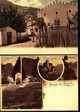 2 ADVERTISING POSTCARDS 1000 YEARS OF WOOL YEAR 1990 REPRODUCTION IMAGES R16