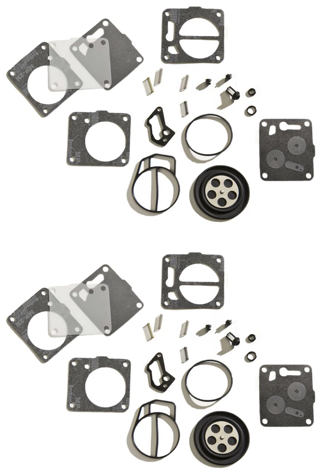 Kit de reconstrucción de carburador doble carburador Yamaha Superjet Waverunner 3 GP 650 700 701 760 Foto 2 de 4